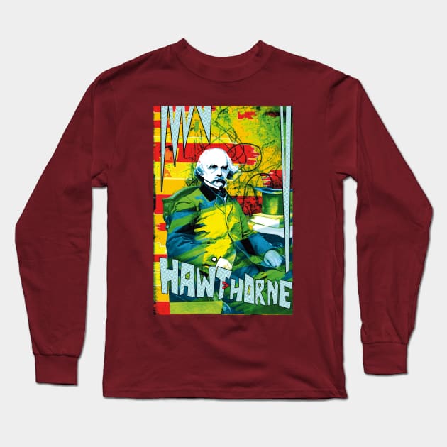 Nathaniel Hawthorne Long Sleeve T-Shirt by Exile Kings 